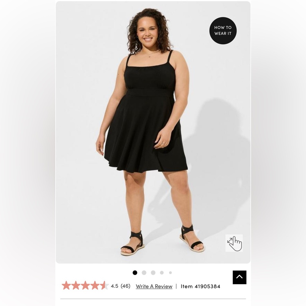 Torrid mini skater dress